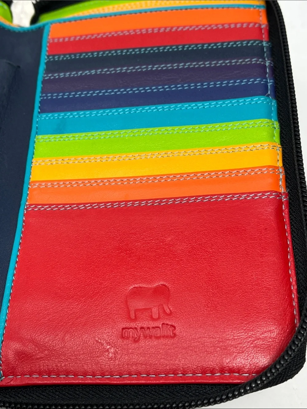 MYWALIT TRAVEL COLORFUL LEATHER CROSSBODY BAG DESIGNED IN ITALY